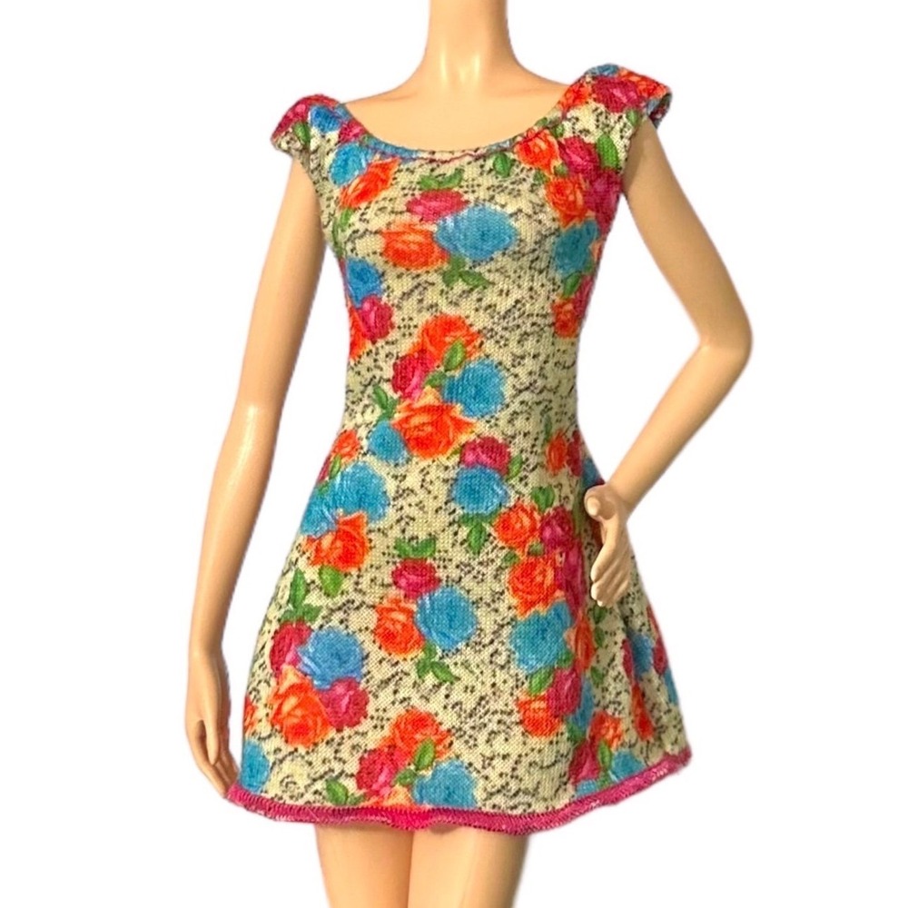 Mattel Barbie Strollin Pups Fashionistas Doll Floral Mini Dress Replacement 2018